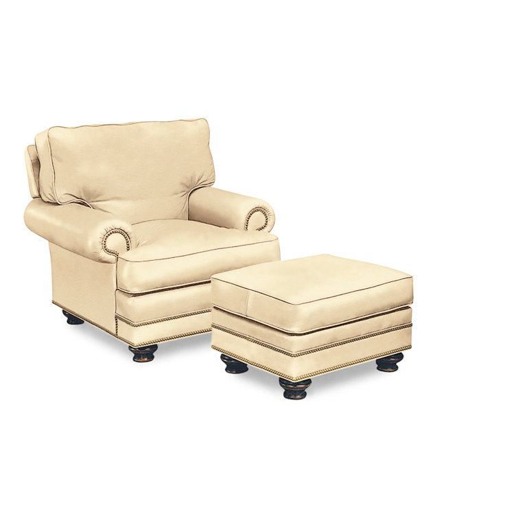 Beige 2024 leather armchair